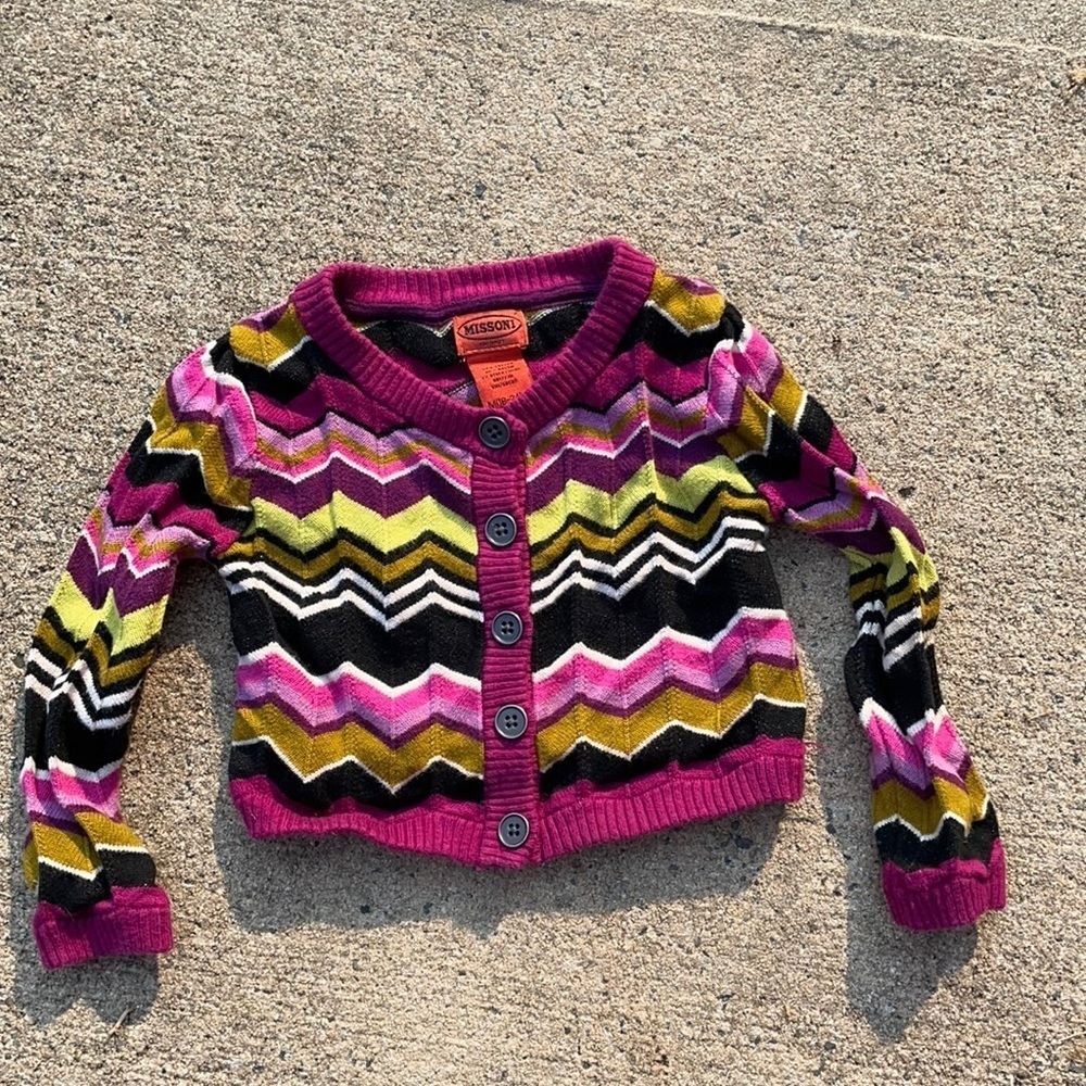 Missoni Target Zig Zag cardigan Sweater 18-24 mo.